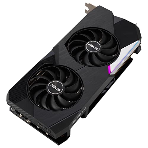 ASUS Dual Radeon RX6750 XT 12GB OC Edition Gaming Grafikkarte (AMD Radeon RX6750 XT, 12GB GDDR6 Speicher, 1x HDMI 2.1, 3x DisplayPort 1.4a, DUAL-RX6750XT-O12G) von ASUS