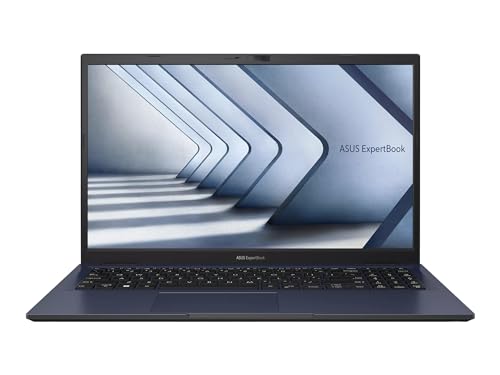 ASUS EXPERTBOOK B1 B1502CBA-EJ0438W Laptop 15,6 Zoll Full-HD (Intel Core I5-1235U, 16 GB RAM, 512 GB SSD, IRIS XE Graphics, Windows 11 Home) schwarz Stern, Tastatur ADO QWERTY ESSENTIV PAÑOL von ASUS