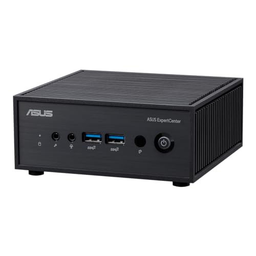 ASUS ExpertCenter PN42-SN200AD Mini Desktop PC (Intel N200 Prozessor, integrierte Intel UHD Grafik, 4GB DDR4 Speicher, 128GB M2. PCIe 3.0 SSD, WiFi 6, Bluetooth 5.0, Windows 11 Pro) von ASUS