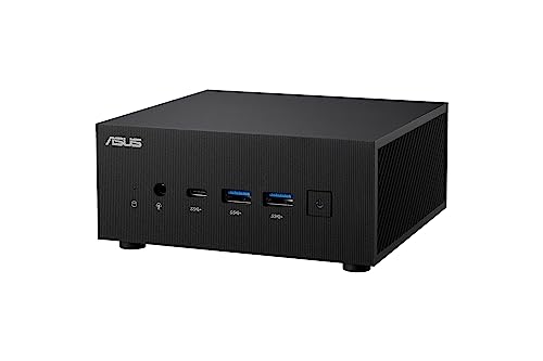 ASUS ExpertCenter PN52-BBR556HD Barebone Mini PC (AMD Ryzen 5 5600H, integrierte AMD Radeon Grafik, 2,5Gb LAN, WiFi 6E, Bluetooth 5.2, DisplayPort 1.4), schwarz von ASUS