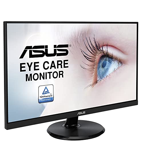 ASUS Eye Care VA24DCP - 24 Zoll Full HD Monitor - Rahmenlos, Flicker-Free, Blaulichtfilter, FreeSync - 75 Hz, 16:9 IPS Panel, 1920x1080 - USB-C Anschluss mit 65W, HDMI von ASUS