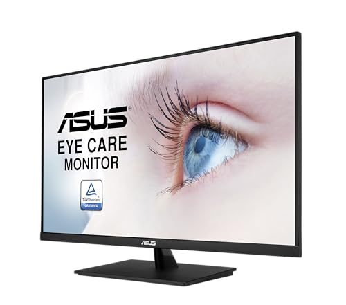 ASUS Eye Care VP32AQ - 31.5 Zoll WQHD Monitor - 75 Hz, 5ms GtG, FreeSync, HDR 10 - IPS Panel, 16:9, 2560x1440 - DisplayPort, HDMI von ASUS