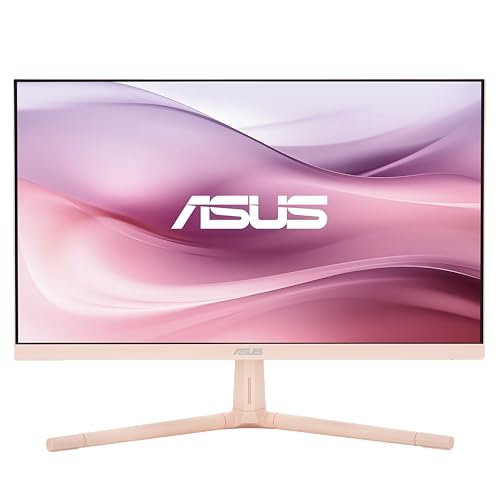 ASUS Eye Care VU279CFE-P - 27 Zoll Full HD Monitor - 100 Hz, 1ms MPRT, AdaptiveSync, GreenProduct, Epeat Gold - IPS Panel, Vesa 75x75, 16:9, 1920x1080, HDMI, USB-C mit 15W PD, ergonomisch, Hellrosa ASUS Eye Care VU279CFE-P - 27 Zoll Full HD Monitor - 100 Hz, 1ms MPRT, AdaptiveSync, GreenProduct, Epeat Gold - IPS Panel, Vesa 75x75, 16:9, 1920x1080, HDMI, USB-C mit 15W PD, ergonomisch, Hellrosa von ASUS