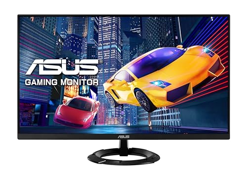 ASUS Eye Care VZ279HEG1R -27 Zoll Full HD Monitor -Schlankes Design, Rahmenlos, Flicker-Free, Blaulichtfilter -75 Hz, 1ms MPRT, 16:9 IPS Panel, 1920x1080, FreeSync, AdaptiveSync - HDMI, D-Sub, Schwarz von ASUS