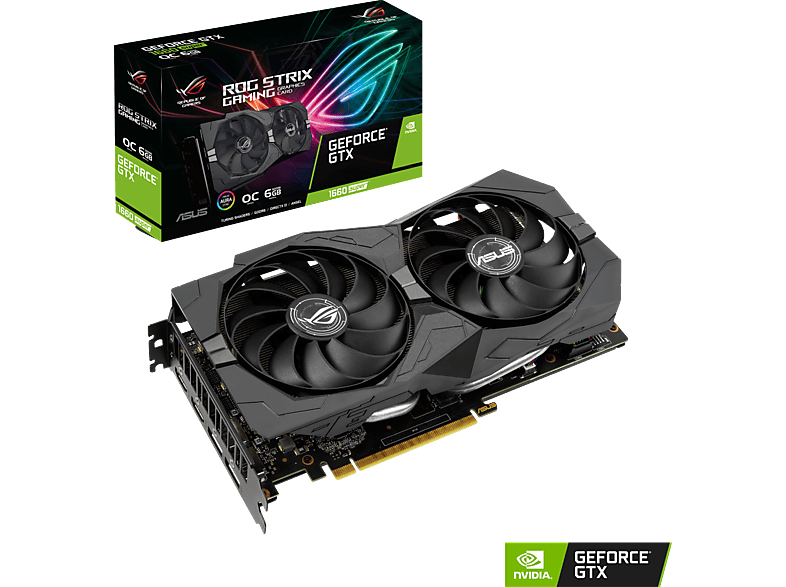 ASUS Geforce® GTX 1660 SUPER™ Rog Strix Gaming OC 6GB (90YV0DW0-M0NA00) (NVIDIA, Grafikkarte) von ASUS