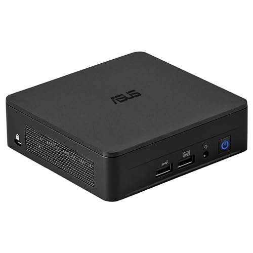 ASUS NUC 13 Pro Slim Mini PC RNUC13ANKI7068C2I (Intel Core i7 1360 Prozessor, Intel Iris XE Grafik, 512GB Speicher, 2x8G RAM, Intel WiFi 6E, Windows 11 Pro, mit EU-Netzkabel) von ASUS