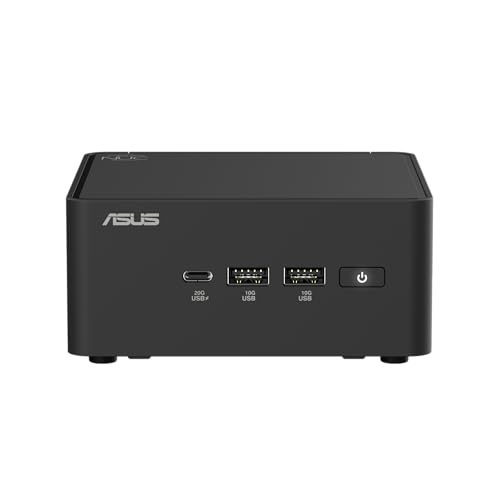 ASUS NUC 15 Pro Tall Kit RNUC15CRHU700002 (Intel Core i7 Ultra Prozessor, Arc Grafik, WiFi 7, Bluetooth 5.4, ohne Betriebssystem, mit EU-Netzkabel) von ASUS