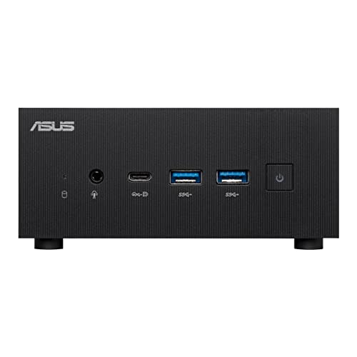 ASUS PN53-S5020MD Mini Desktop PC(AMD Ryzen 5 6600H Prozessor, integrierte Radeon HD Grafik, 8GB DDR5 Speicher, 256GB M2. PCIe SSD, WiFi 6E, Bluetooth 5.2, DisplayPort 1.4 ohne Betriebssystem) schwarz von ASUS