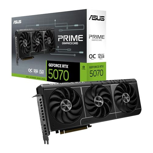 ASUS Prime GeForce RTX 5070 OC PRIME-RTX5070-O12G 12GB GDDR7 - 90YV0M10-M0NA00 von ASUS