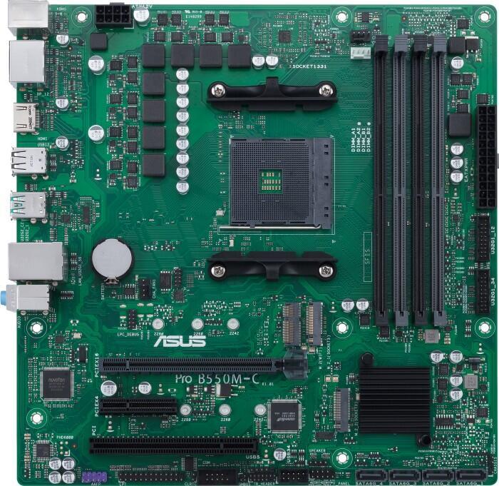 ASUS PRO B550M-C/CSM Business Mainboard Sockel AM4 von ASUS