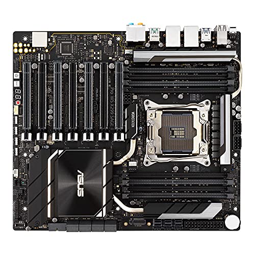 ASUS PRO WS X299 SAGE II Workstation Mainboard (CEB, Intel X Serie, LGA 2066, 8x DDR4 2933 MHz, PCIe 3.0, SATA, U.2, M.2, NVME, SATA, 2,5-Gigabit Dual LAN) von ASUS