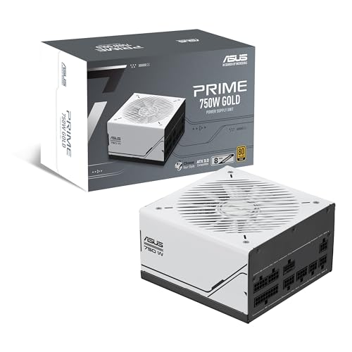 ASUS Prime 750W Gold Netzteil (750 Watt, für Allround-PCs und Gaming-PCs, 80 Plus Gold Zertifizierung, ATX 3.0 kompatibel, Lüfter mit Doppelkugellagern ASUS Prime 750W Gold Netzteil (750 Watt, für Allround-PCs und Gaming-PCs, 80 Plus Gold Zertifizierung, ATX 3.0 kompatibel, Lüfter mit Doppelkugellagern von ASUS