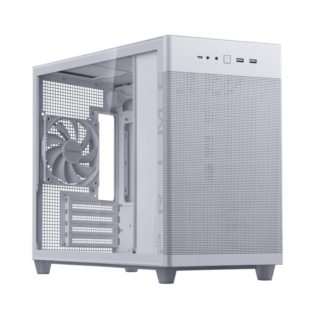 ASUS Prime AP201 Tempered Glass MicroATX Gehäuse weiß ASUS Prime AP201 Tempered Glass MicroATX Gehäuse weiß von ASUS