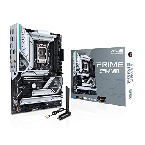 ASUS Prime Z790-A WIFI Gaming Mainboard Sockel Intel LGA1700 (ATX, PCIe 5.0, DDR5 Speicher, 4x M.2, WiFI 6E, HDMI, DisplayPort) von ASUS