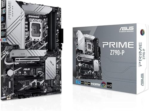 ASUS Prime Z790-P LGA 1700 (Intel® 13. und 12. Generation) ATX-Motherboard (PCIe 5.0, DDR5, 14+1 Power Stages, 3X M.2, WiFi 6, Bluetooth v5.2, 2.5 GB LAN, Frontpanel USB 3.2 Gen 2 Type-C®, von ASUS