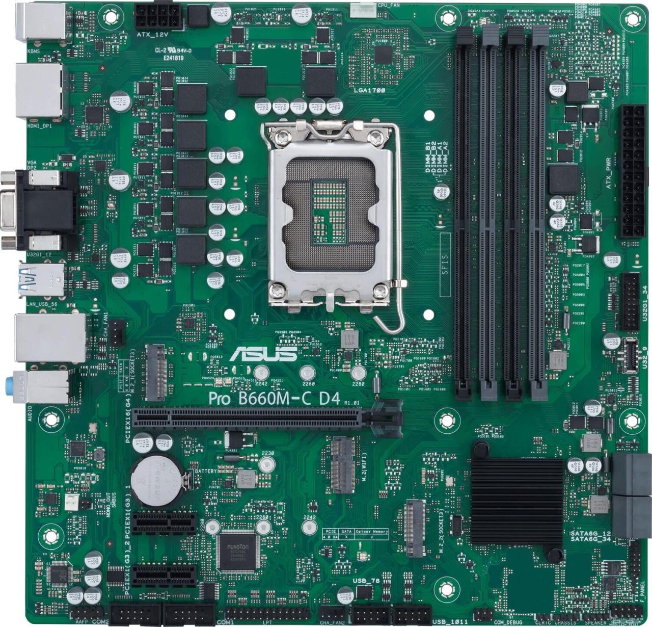 ASUS Pro B660M-C D4-CSM Mainboard ASUS Pro B660M-C D4-CSM Mainboard von ASUS