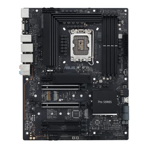 ASUS Pro WS W680-ACE IPMI Intel LGA1700 ATX Workstation Motherboard, 2xPCIe 5.0x16 Slot, DDR5, ECC-Speicher, 2x2.5 GB LAN, 3xM.2 Steckplätze, BMC Header, IPMI Erweiterungskarte gebündelt , ACCE von ASUS