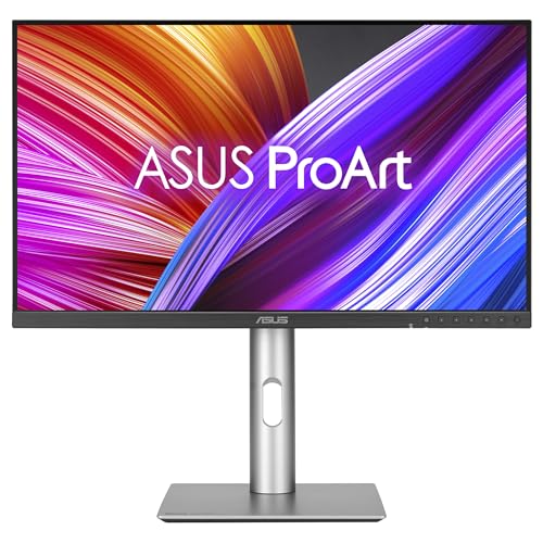 ASUS ProArt Display PA24ACRV 24 Zoll Professional Monitor (23,8 Zoll sichtbar, IPS, QHD (2560 x 1440), 95% DCI-P3, Farbgenauigkeit ΔE < 2, VESA MediaSync, Ergonomischer Ständer, Grüne Nachhaltigkeit) von ASUS