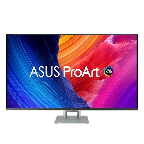 ASUS ProArt OLED PA32UCDM - 32 Zoll 4K UHD Professioneller Monitor - 16:9, 3840x2160, 240Hz, 10-bit - Kolorimeter, ergonomisch, Calman, HDR 400 TB - Thunderbold, HDMI, 96W USB-C, USB-Hub, Lautsprecher ASUS ProArt OLED PA32UCDM - 32 Zoll 4K UHD Professioneller Monitor - 16:9, 3840x2160, 240Hz, 10-bit - Kolorimeter, ergonomisch, Calman, HDR 400 TB - Thunderbold, HDMI, 96W USB-C, USB-Hub, Lautsprecher von ASUS