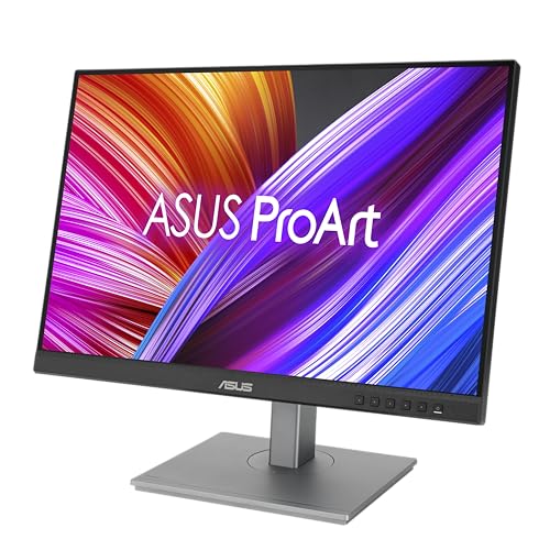 ASUS ProArt PA248CNV - 24.1 Zoll WUXGA Professioneller Monitor - 16:10 IPS, 1920x1200 - ergonomisch, Pivot, Calman, hohe Farbtreue, HDR 10 - DP in/out mit Daisy Chain, HDMI, 90W USB-C, USB-Hub, RJ45 von ASUS