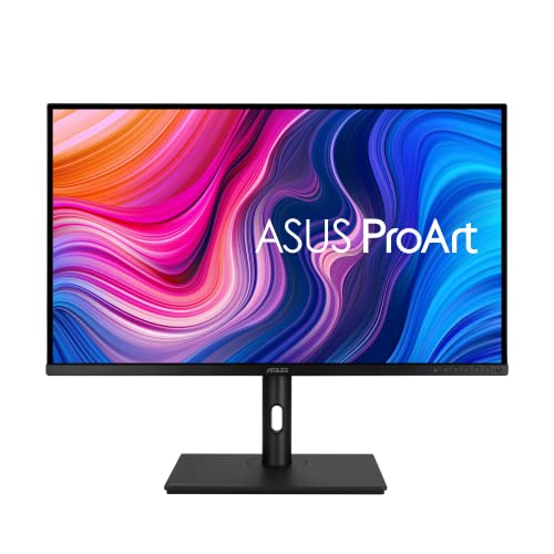 ASUS ProArt PA328CGV - 32 Zoll WQHD Professioneller Monitor - 16:9 IPS, 2560x1440 - ergonomisch, Pivot, Calman, hohe Farbtreue, DisplayHDR 600 - DisplayPort, HDMI, 90W USB-C, USB-Hub, schwarz von ASUS