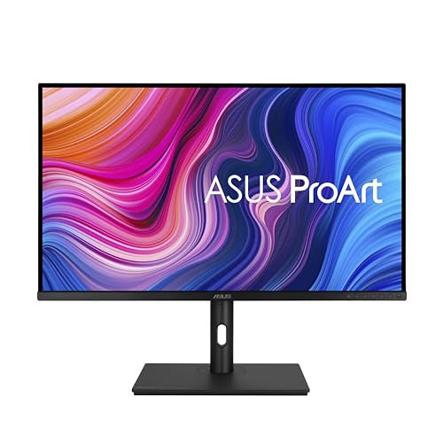 ASUS ProArt PA329CV - 32 Zoll 4K UHD Professioneller Monitor - 16:9 IPS, 3840x2160 - ergonomisch, Pivot, Calman, hohe Farbtreue, DisplayHDR 400 - DisplayPort, HDMI, 90W USB-C, USB-Hub, schwarz von ASUS