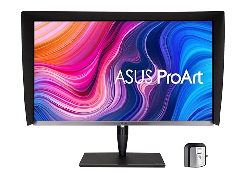 ASUS ProArt PA32UCG-K - 32 Zoll 4K UHD - 16:9, IPS, 3840x2160, MiniLED, Local Dimming, Calman, 10-bit, DisplayHDR 1400 - ergonomisch, Pivot, X-rite i1 - DP 1.4, HDMI 2.1, Thunderbold, 60W USB-C, USB von ASUS