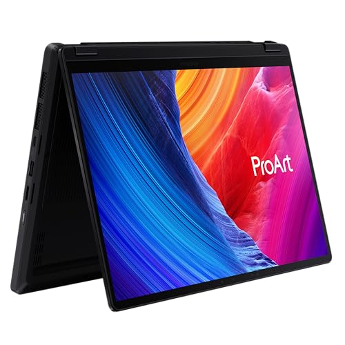 ASUS ProArt PX13 OLED | 13,3" WQXGA+ OLED Touch Display | AMD Ryzen AI 9 HX 370 | 32 GB RAM | 1 TB SSD | NVIDIA GeForce RTX 4060 | Windows 11 | QWERTZ Tastatur | Nano Black von ASUS