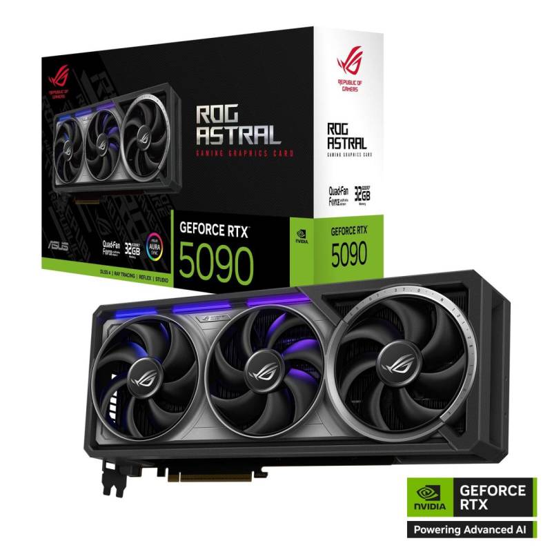 ASUS ROG Astral GeForce RTX 5090 32GB GDDR7 Gaming Grafikkarte von ASUS