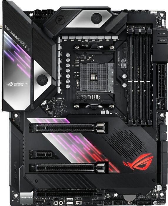 ASUS ROG Crosshair VIII Formula X570 ATX Mainboard Sockel AM4 von ASUS