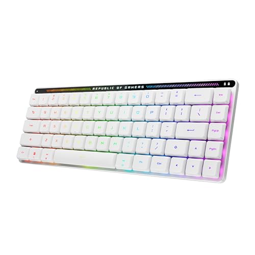 ASUS ROG Falchion RX Low Profile Mechanische Tastatur, Moonlight White - Italienisches Layout von ASUS