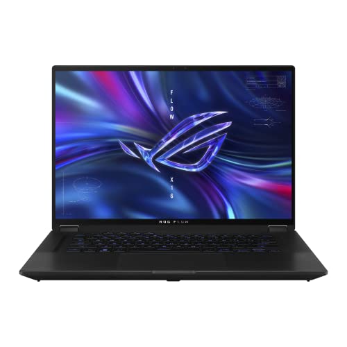 ASUS ROG Flow X16 Gaming Laptop | 16" QHD+ 240Hz/3ms brilliantes IPS Display | Intel Core i9-13900H | 16 GB RAM | 1 TB SSD | NVIDIA RTX 4060 | Windows 11 | QWERTZ Tastatur | Off Black von ASUS