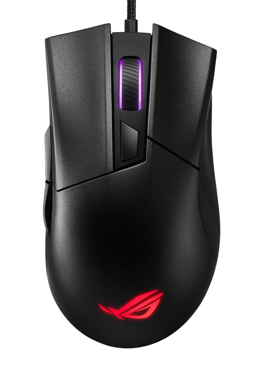 ASUS ROG Gladius II Core Gaming-Maus, schwarz von ASUS