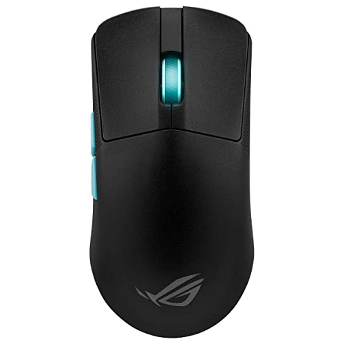 ASUS ROG Harpe Ace Aim Lab Edition RGB Gaming Maus (wireless, 2,4 GHz RF, Bluetooth, USB, optischer ROG AimPoint-Sensor 36.000 dpi, ROG Micro Switches, fünf programmierbare Tasten, Synergieprofil) von ASUS