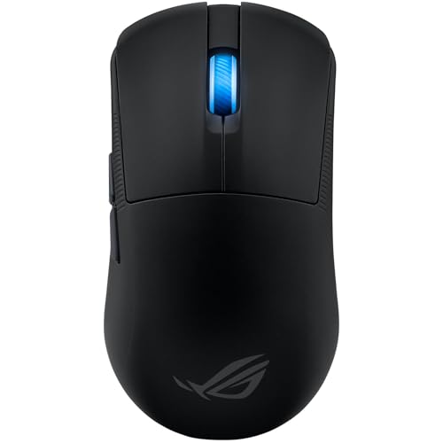 ASUS ROG Harpe Ace Mini ultraleichte E-Sport Gaming Maus (49 Gramm, ROG Micro-Switches, SpeedNova-Wireless-Technologie, USB, 2,4 GHz RF, Bluetooth, ROG AimPoint Pro, 42.000 DPI, 8.000 Hz, schwarz) von ASUS