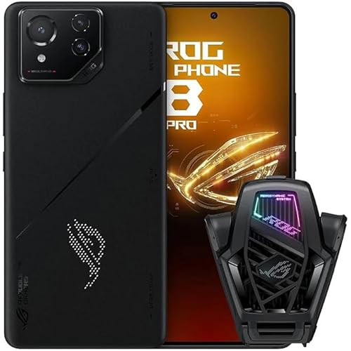 ASUS ROG Phone 8 Pro Edition + Kühler, 1 TB, 24 GB RAM, 17 cm (6,78 Zoll), Dual-SIM, 5G, 5.500 mAh, Schwarz von ASUS