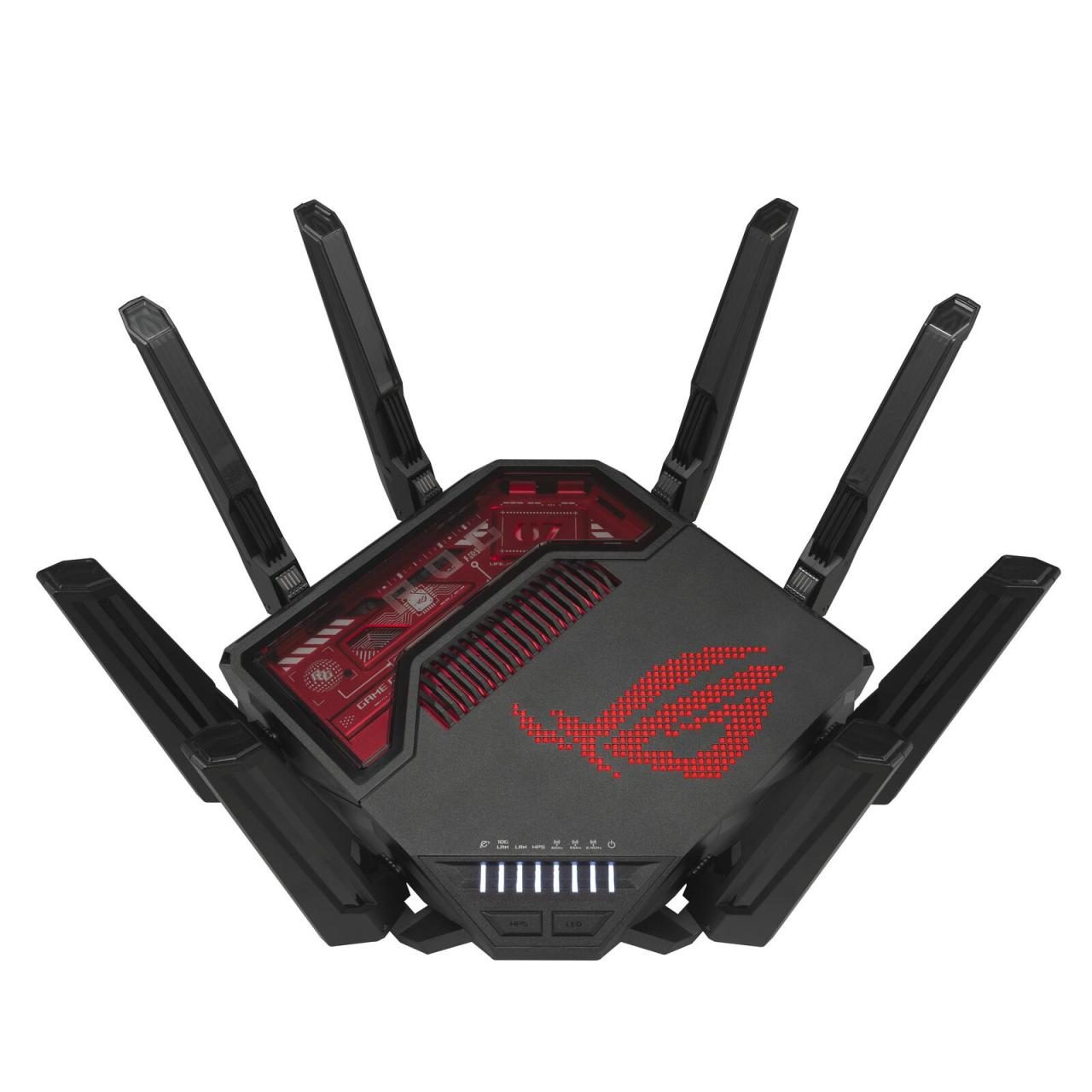 ASUS ROG Rapture GT-BE19000 Tri-Band WiFi 7 Gaming Router (90IG0850-MO9A0V) von ASUS