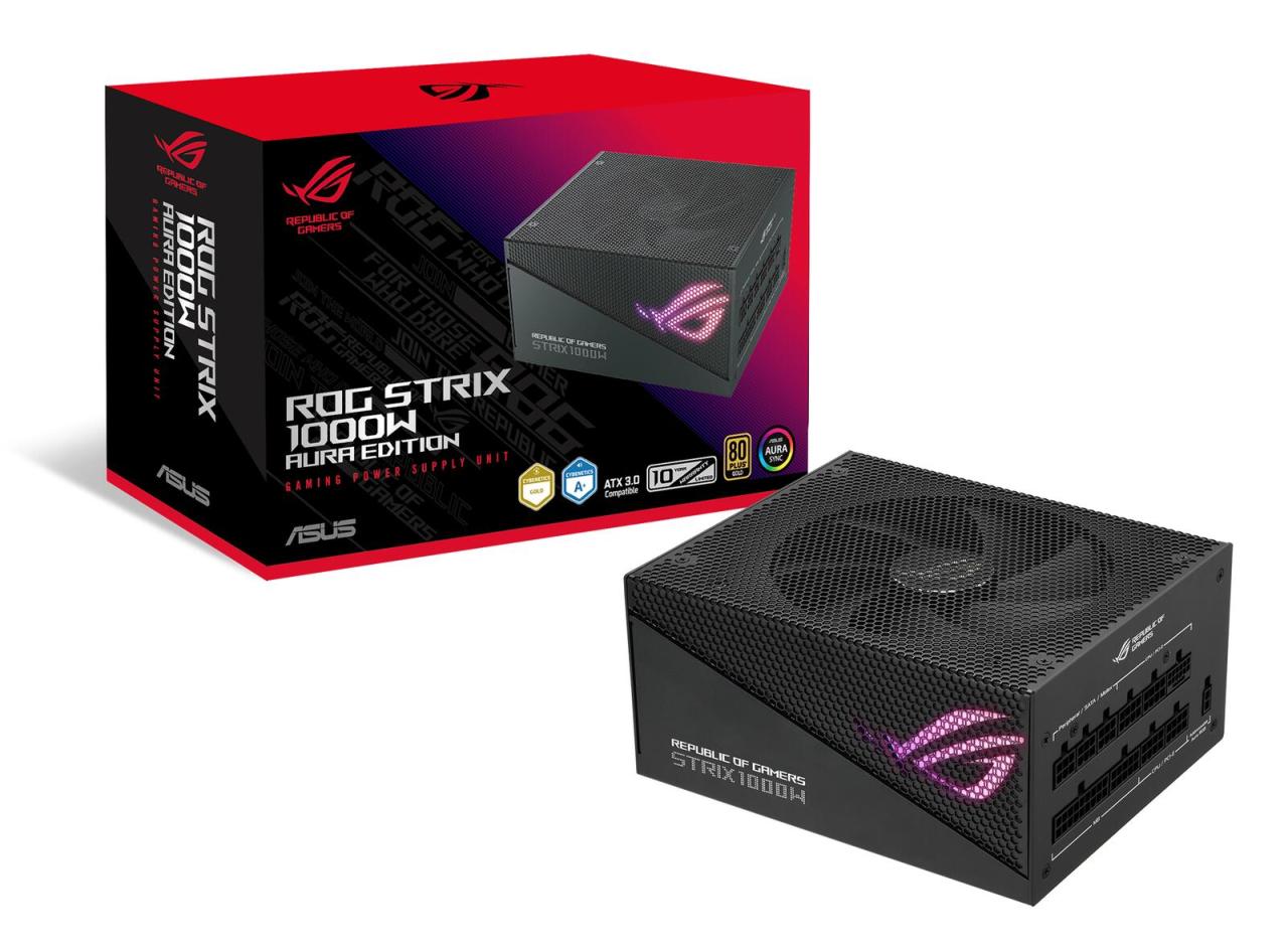 ASUS ROG STRIX 1000W Gold Aura Edition RGB Netzteil ASUS ROG STRIX 1000W Gold Aura Edition RGB Netzteil von ASUS