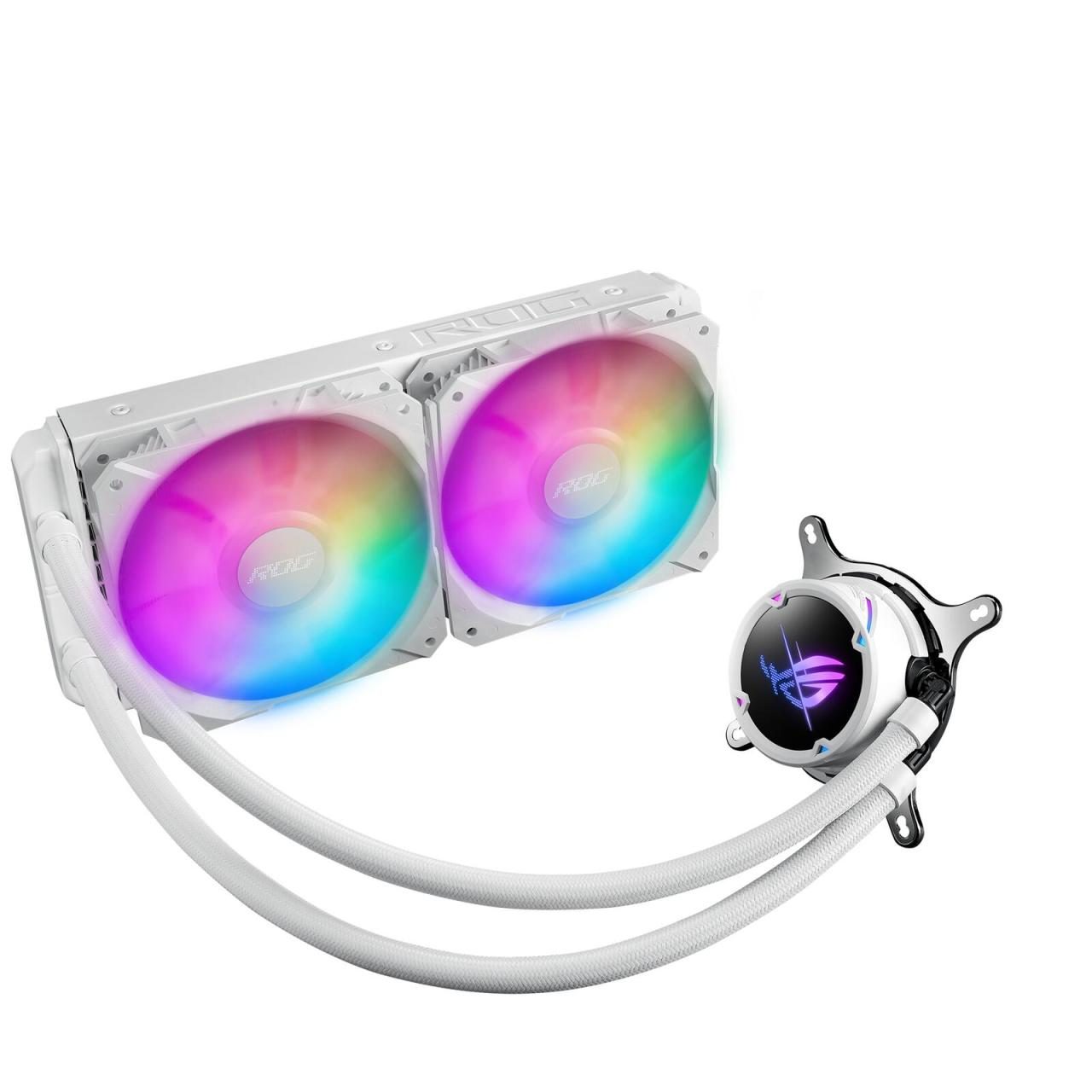 ASUS ROG STRIX LC II 240 ARGB White Edition All-in-One Flüssig-CPU-Wasserkühlung ASUS ROG STRIX LC II 240 ARGB White Edition All-in-One Flüssig-CPU-Wasserkühlung von ASUS