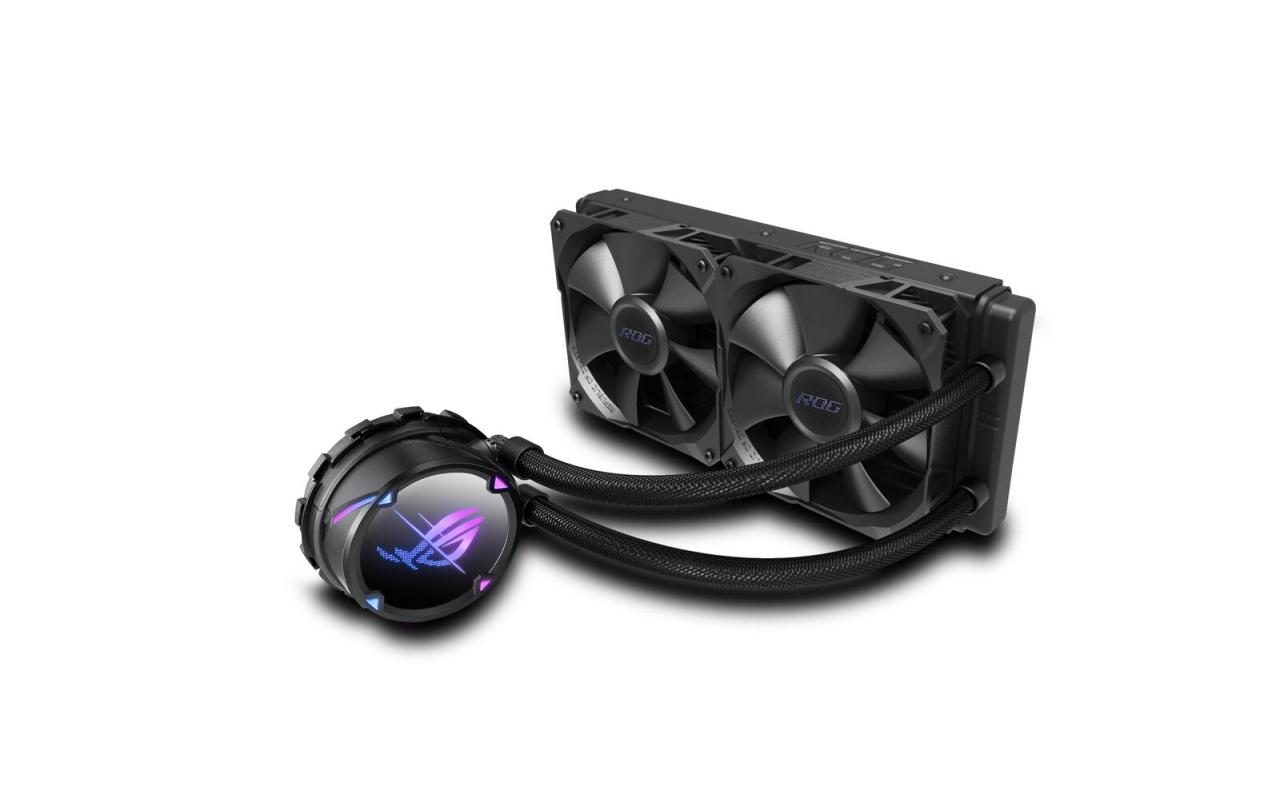 ASUS ROG STRIX LC II 240 All-in-One Flüssig-CPU-Wasserkühlung (Aura Sync, zwe... ASUS ROG STRIX LC II 240 All-in-One Flüssig-CPU-Wasserkühlung (Aura Sync, zwe... von ASUS
