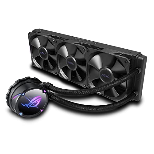 ASUS ROG STRIX LC II 360 All-in-One CPU-Wasserkühlung (Aura Sync, drei adressierbare ROG 120 mm Radiatorlüfter) von ASUS
