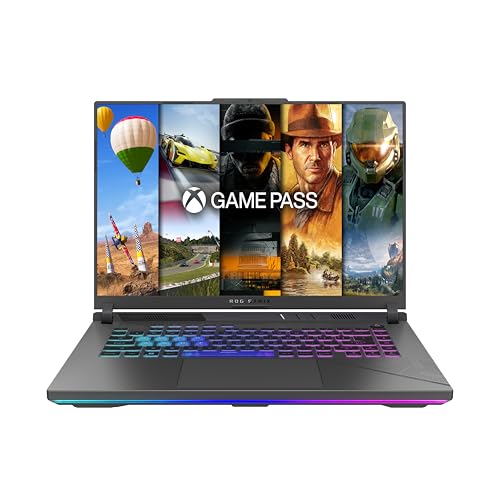 ASUS ROG Strix G16 Laptop | 16" FHD+ 165Hz/7ms entspiegeltes IPS Display | Intel Core i9-13980HX | 16 GB RAM | 1 TB SSD | NVIDIA RTX 4070 | Windows 11 | QWERTZ Tastatur mit 4-Zonen RGB | Eclipse Gray von ASUS