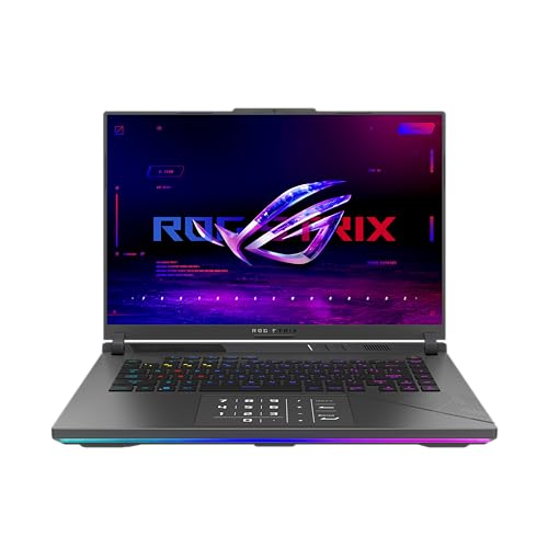 ASUS ROG Strix G16 Laptop | 16" WUXGA 165Hz/7ms entspiegeltes IPS Display | Intel Core i9-14900HX | 32 GB RAM | 1 TB SSD | NVIDIA GeForce RTX 4070 | Windows 11 | QWERTZ Tastatur | Eclipse Gray von ASUS