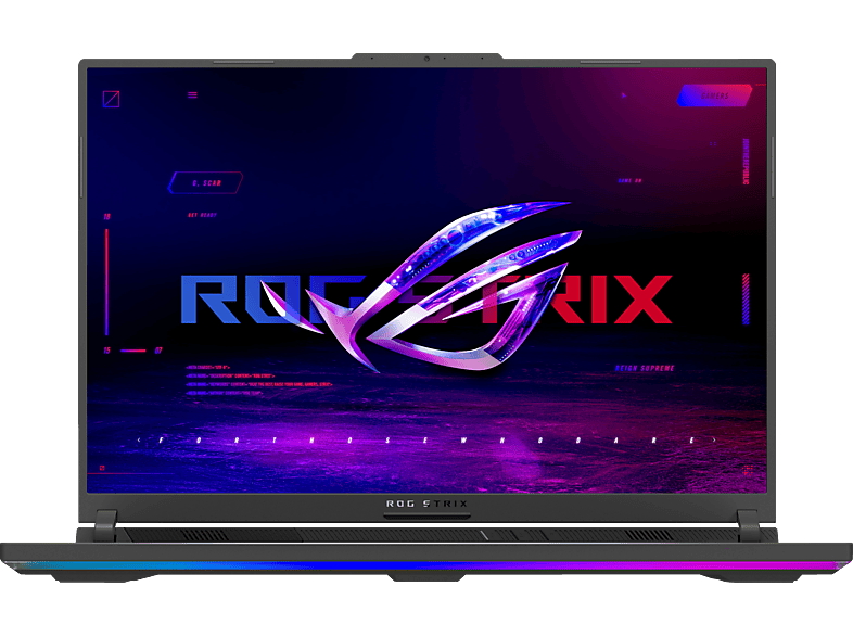 ASUS ROG Strix G18 G814JI-N5056W, Gaming Notebook, mit 18 Zoll Display, Intel® Core™ i9,i9-13980HX Prozessor, 32 GB RAM, 1 TB SSD, NVIDIA GeForce RTX™ 4070, Schwarz/Grau, Windows 11 Home (64 Bit) von ASUS