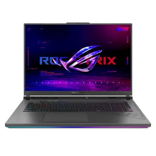 ASUS ROG Strix G18 Gaming Laptop | 18" FHD+ 165Hz/7ms entspiegeltes IPS Display | Intel Core i9-13980HX | 32 GB RAM | 1 TB SSD | NVIDIA RTX 4060 | Windows 11 | QWERTZ Tastatur | Eclipse Gray von ASUS