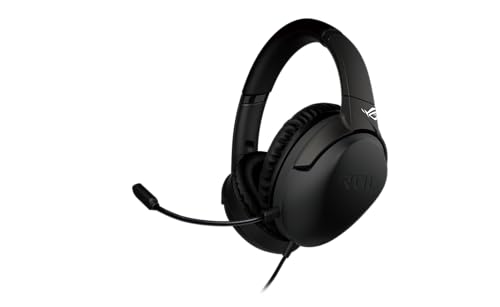ASUS ROG Strix Go Core Gaming Headset (kabelgebunden, 3,5mm-Klinkenstecker, leichtgewichtig, PC, Konsole, Smartphones) schwarz von ASUS