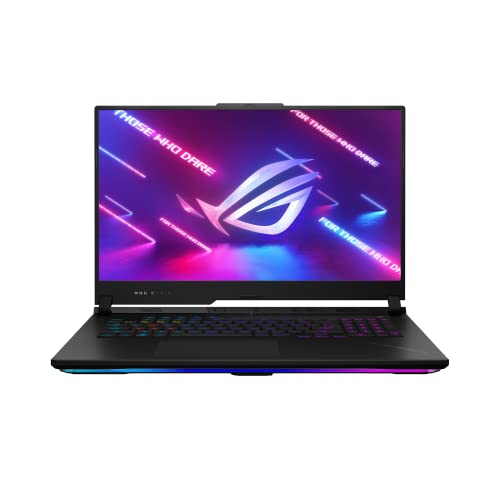 ASUS ROG Strix SCAR 17 Gaming Laptop | 17,3" WQHD 240Hz/3ms entspiegeltes IPS Display | AMD R9 7945HX | 32 GB RAM | 1 TB SSD | NVIDIA RTX 4090 | Windows 11 | QWERTZ Tastatur | Off Black von ASUS