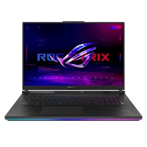 ASUS ROG Strix Scar 18 Laptop | 18" WQXGA 240Hz/3ms entspiegeltes IPS Display | Intel Core i9-14900HX | 32 GB RAM | 1 TB SSD | NVIDIA GeForce RTX 4080 | Windows 11 | QWERTZ Tastatur | Eclipse von ASUS