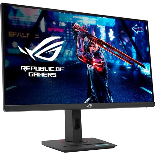 ASUS ROG Strix XG27ACS 27 Zoll USB-C Gaming Monitor (2560x1440, 180Hz, 1ms Reaktionszeit, Fast IPS, G-Sync Compatible, HDR, HDMI, DisplayPort, USB-C Power Delivery) von ASUS