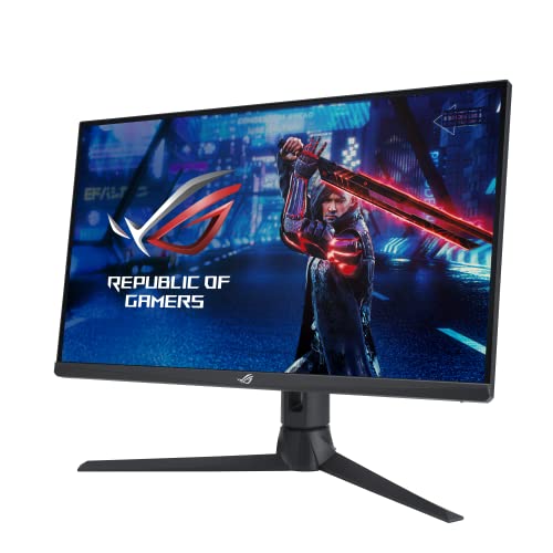 ASUS ROG Strix XG27AQMR - 27 Zoll WQHD Gaming Monitor - 300 Hz, 1ms GtG, G-Sync kompatibel & FreeSync, GameFast Input, DisplayHDR 600 - Fast IPS Panel, 16:9, 2560x1440, DP, HDMI, USB-Hub, ergonomisch von ASUS